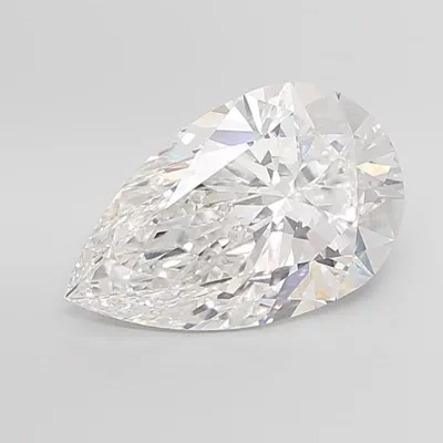 10.04ct E VVS2 Rare Carat Ideal Cut Pear Lab Grown Diamond