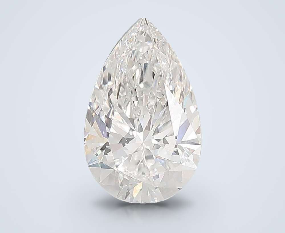 10.04ct E VVS2 Rare Carat Ideal Cut Pear Lab Grown Diamond