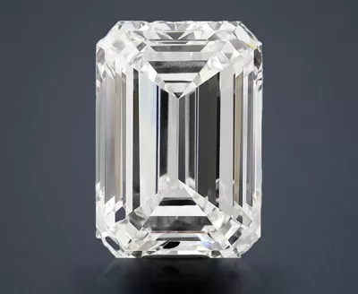 18.10ct F VVS2 Rare Carat Ideal Cut Emerald Lab Grown Diamond