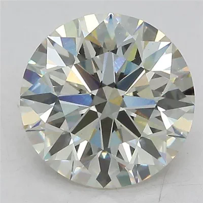 3.09ct J VS1 Rare Carat Ideal Cut Round Lab Grown Diamond