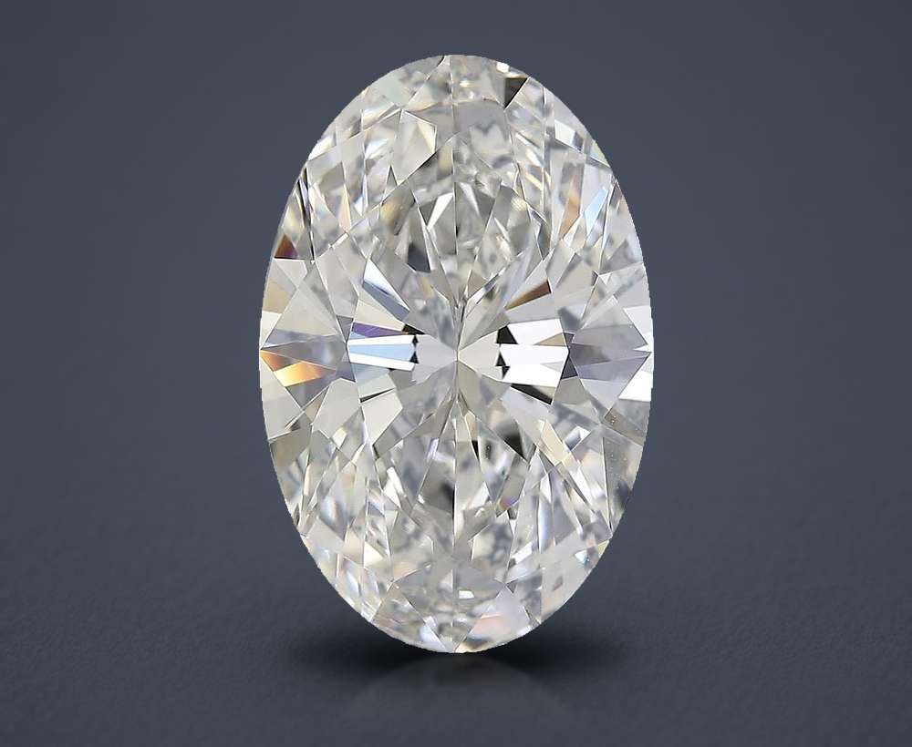 6.37ct H VS1 Excellent Cut Oval Diamond