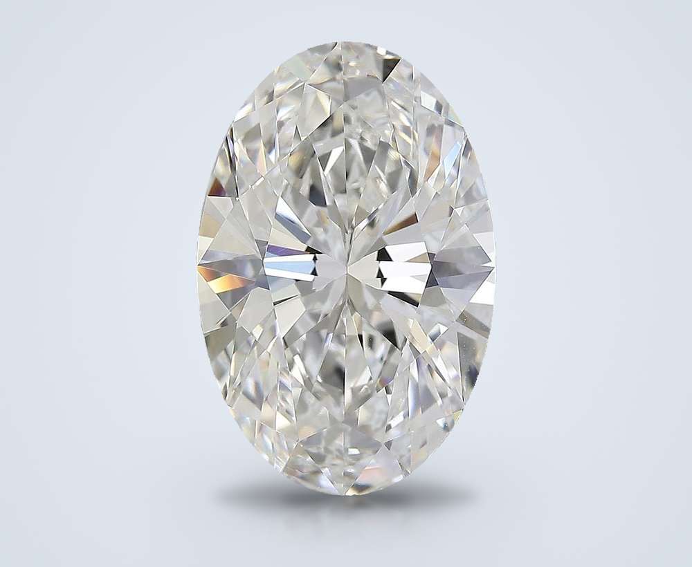 6.37ct H VS1 Excellent Cut Oval Diamond