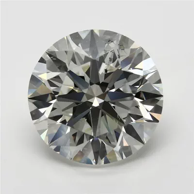 10.03ct K SI2 Rare Carat Ideal Cut Round Diamond