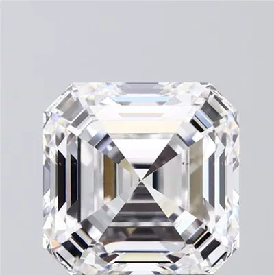3.07ct E VS2 Rare Carat Ideal Cut Asscher Lab Grown Diamond