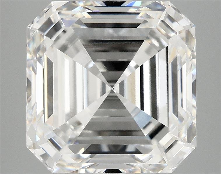 7.06ct F VS1 Excellent Cut Asscher Lab Grown Diamond