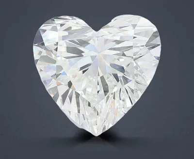 11.08ct F VVS2 Rare Carat Ideal Cut Heart Lab Grown Diamond