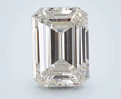 0.99ct E VS1 Rare Carat Ideal Cut Emerald Lab Grown Diamond