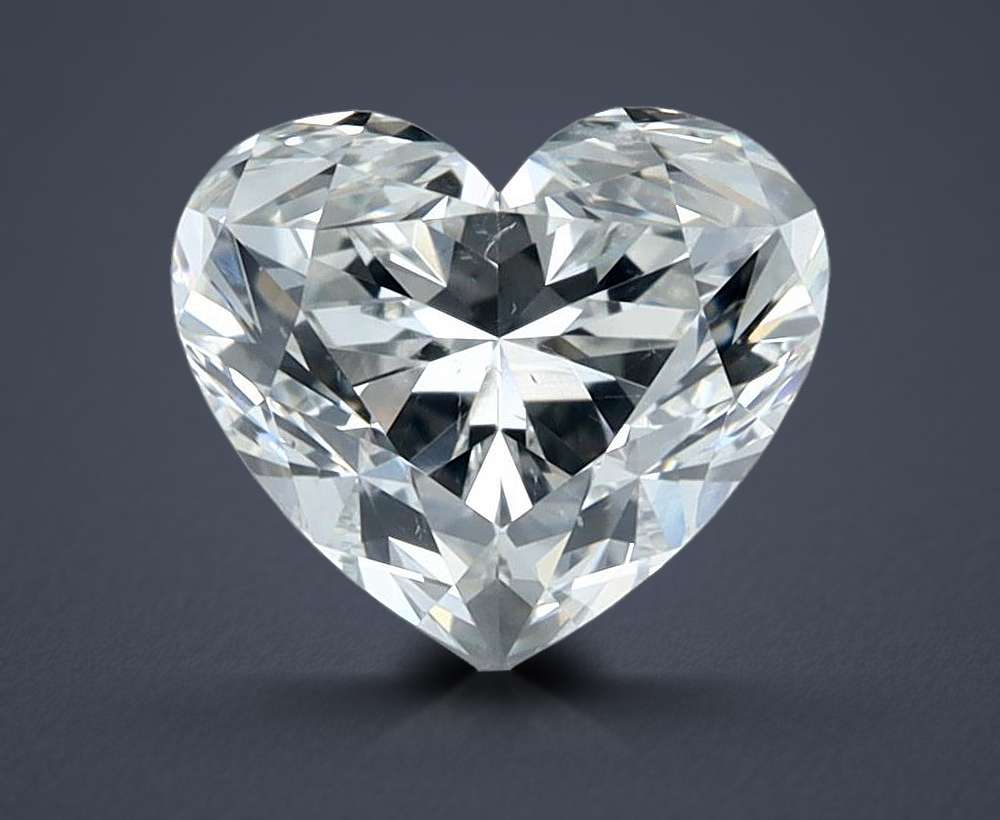 1.52ct H SI2 Very Good Cut Heart Diamond