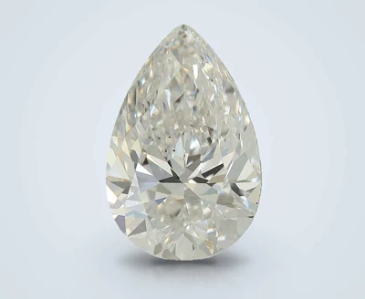 3.09ct F VS1 Rare Carat Ideal Cut Pear Lab Grown Diamond