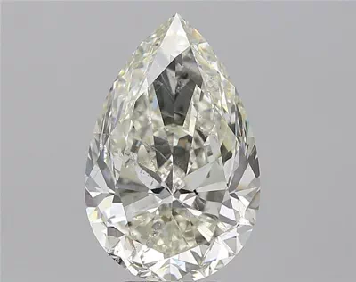5.01ct I SI2 Rare Carat Ideal Cut Pear Diamond