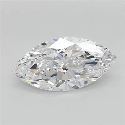 3.02ct D VS1 Rare Carat Ideal Cut Marquise Lab Grown Diamond