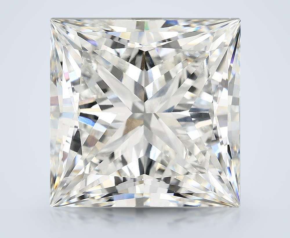 11.14ct E VVS2 Rare Carat Ideal Cut Princess Lab Grown Diamond