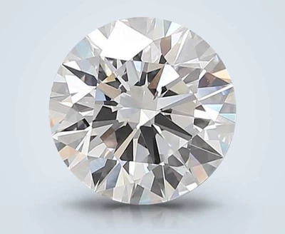 4.09ct E VVS2 Rare Carat Ideal Cut Round Lab Grown Diamond