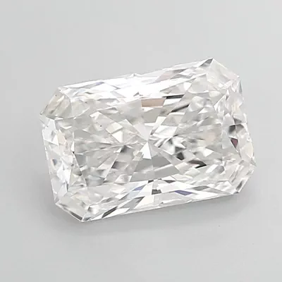 3.05ct F VS1 Rare Carat Ideal Cut Radiant Lab Grown Diamond