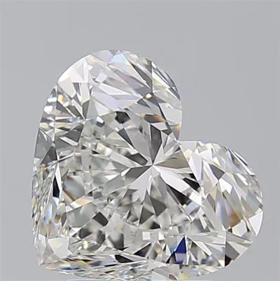 3.21ct H VS1 Rare Carat Ideal Cut Heart Diamond