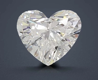 1.43ct E VS1 Rare Carat Ideal Cut Heart Lab Grown Diamond