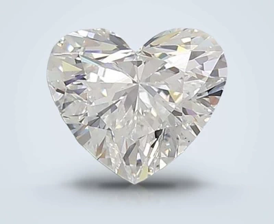 1.43ct E VS1 Rare Carat Ideal Cut Heart Lab Grown Diamond