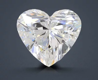 2.07ct D VS1 Rare Carat Ideal Cut Heart Lab Grown Diamond