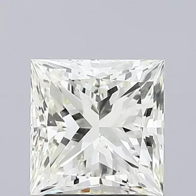 2.00ct K VS2 Rare Carat Ideal Cut Princess Diamond