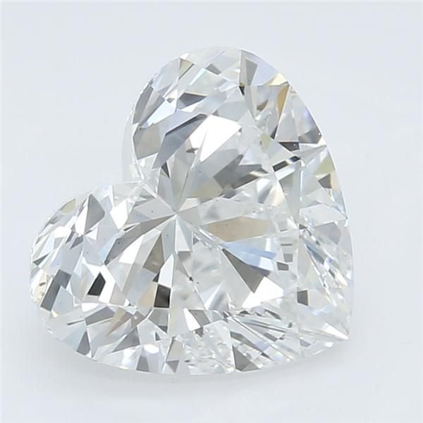 1.38ct F SI1 Rare Carat Ideal Cut Heart Lab Grown Diamond
