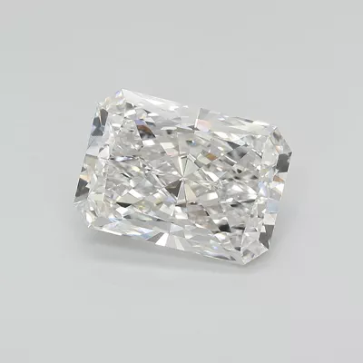 5.19ct F VS1 Rare Carat Ideal Cut Radiant Lab Grown Diamond