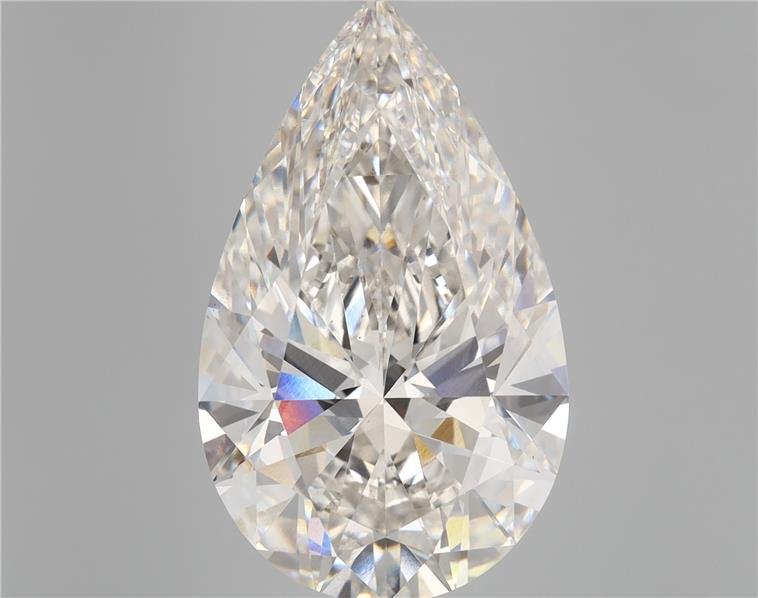 10.64ct F VS1 Rare Carat Ideal Cut Pear Lab Grown Diamond