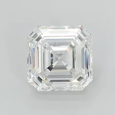 3.57ct G VS2 Very Good Cut Asscher Lab Grown Diamond