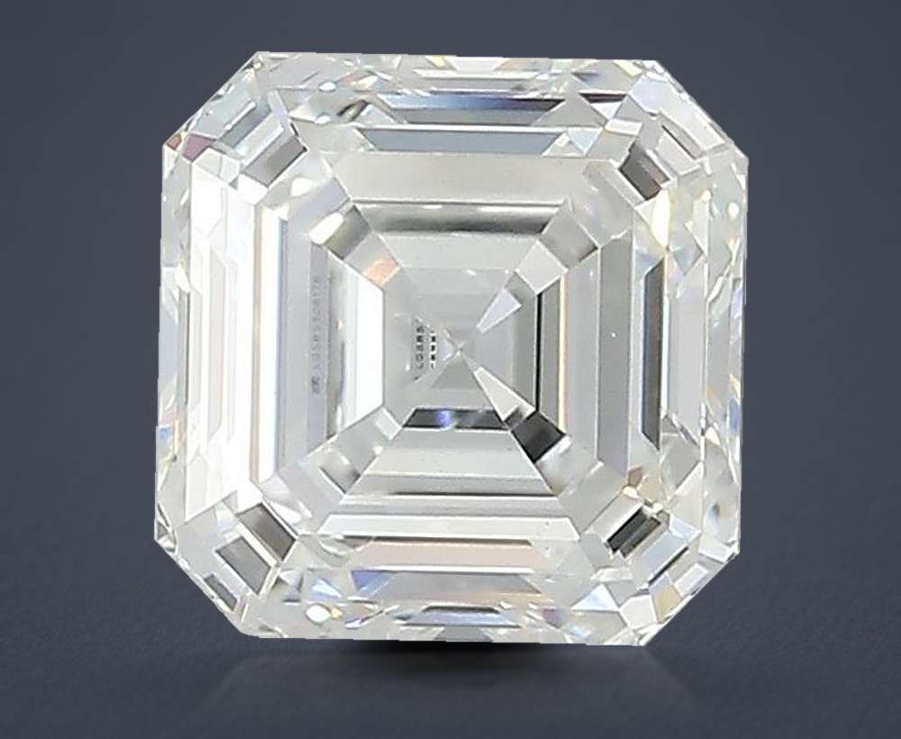 3.57ct G VS2 Very Good Cut Asscher Lab Grown Diamond