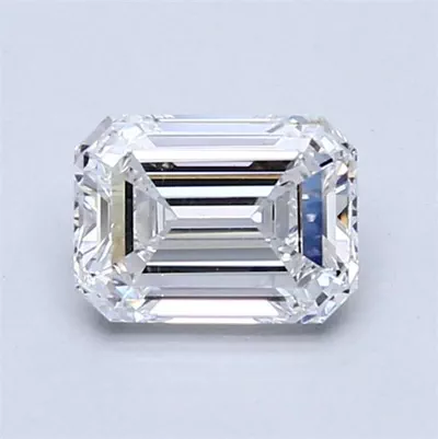 1.05ct D SI1 Rare Carat Ideal Cut Emerald Lab Grown Diamond