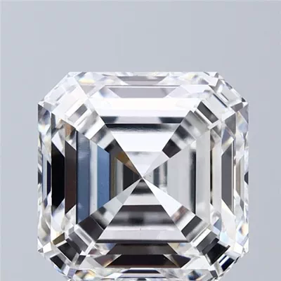 4.07ct F VS1 Rare Carat Ideal Cut Asscher Lab Grown Diamond