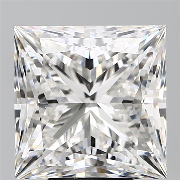 7.68ct F VS1 Rare Carat Ideal Cut Princess Lab Grown Diamond