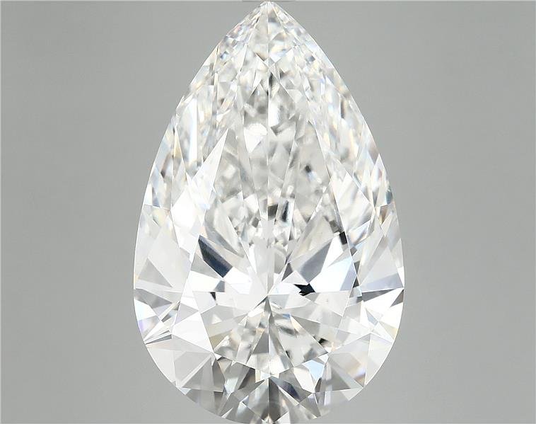 10.71ct F VS1 Rare Carat Ideal Cut Pear Lab Grown Diamond