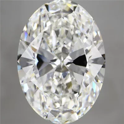 12.07ct E VVS2 Rare Carat Ideal Cut Oval Lab Grown Diamond