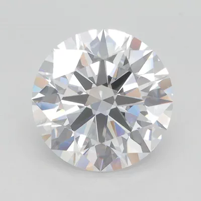 3.42ct D VVS2 Rare Carat Ideal Cut Round Lab Grown Diamond