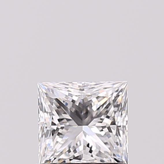 1.03ct E VVS2 Rare Carat Ideal Cut Princess Lab Grown Diamond