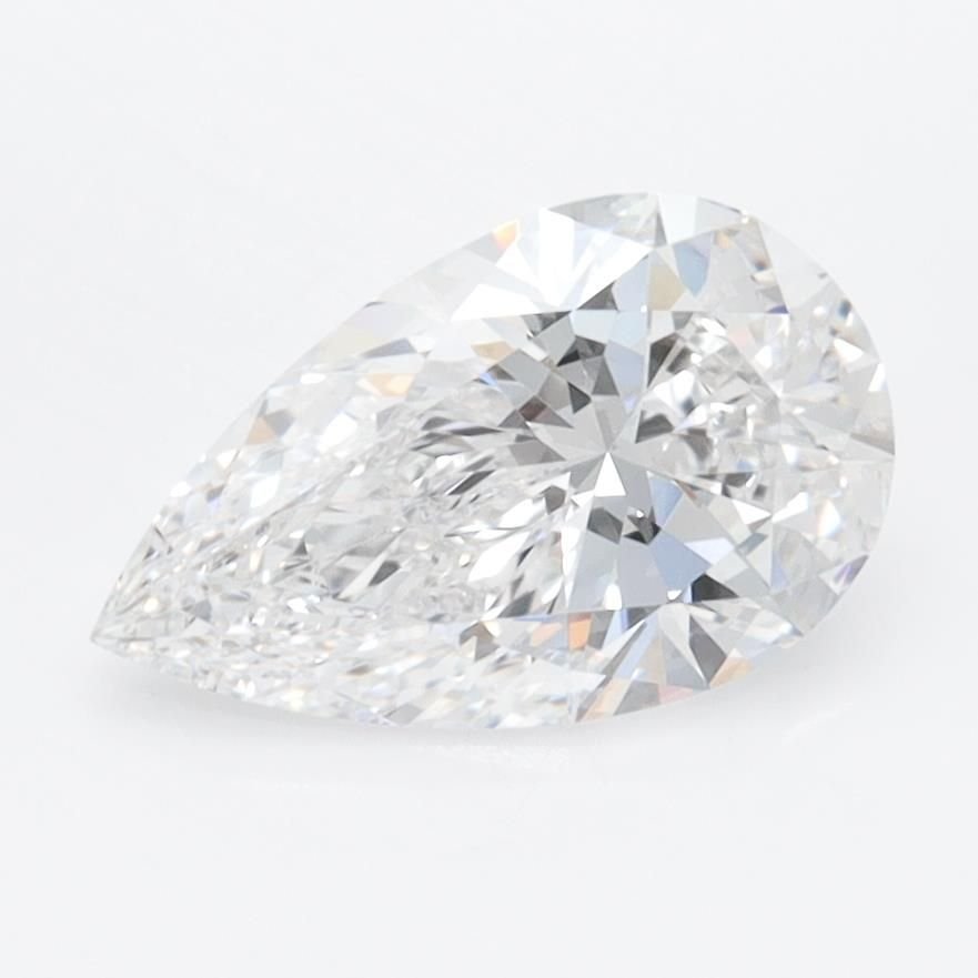1.50ct D VVS2 Rare Carat Ideal Cut Pear Lab Grown Diamond