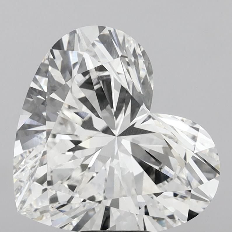 10.23ct E VVS2 Rare Carat Ideal Cut Heart Lab Grown Diamond