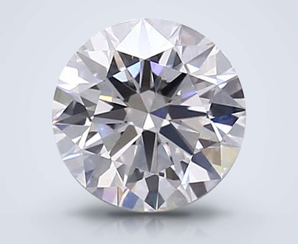 2.10ct G VS1 Rare Carat Ideal Cut Round Lab Grown Diamond