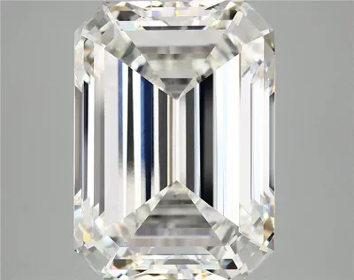 12.02ct F VVS2 Rare Carat Ideal Cut Emerald Lab Grown Diamond