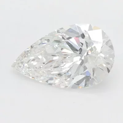 2.00ct D VS2 Rare Carat Ideal Cut Pear Lab Grown Diamond