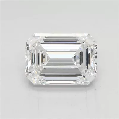2.00ct D VS2 Rare Carat Ideal Cut Emerald Lab Grown Diamond
