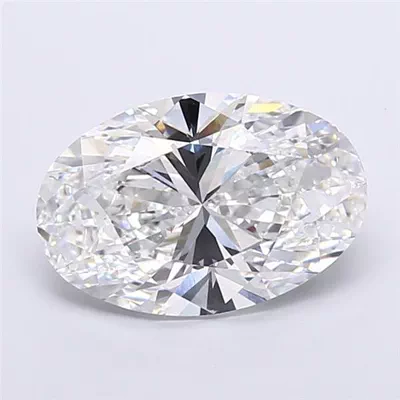 7.00ct E VVS2 Rare Carat Ideal Cut Oval Lab Grown Diamond