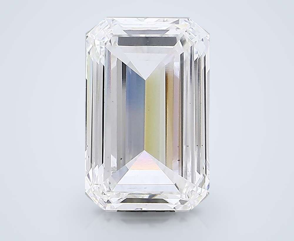 20.00ct F VS1 Very Good Cut Emerald Lab Grown Diamond
