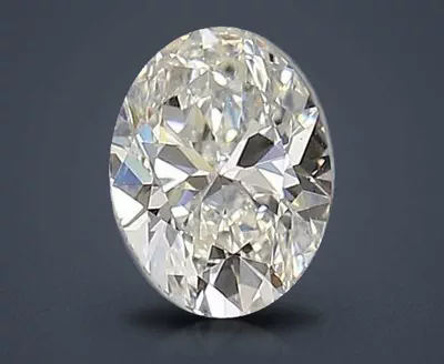 0.60ct I VS2 Rare Carat Ideal Cut Oval Diamond