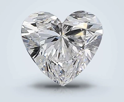 0.92ct D VVS2 Rare Carat Ideal Cut Heart Diamond