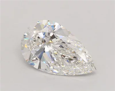 7.05ct F VVS2 Rare Carat Ideal Cut Pear Lab Grown Diamond