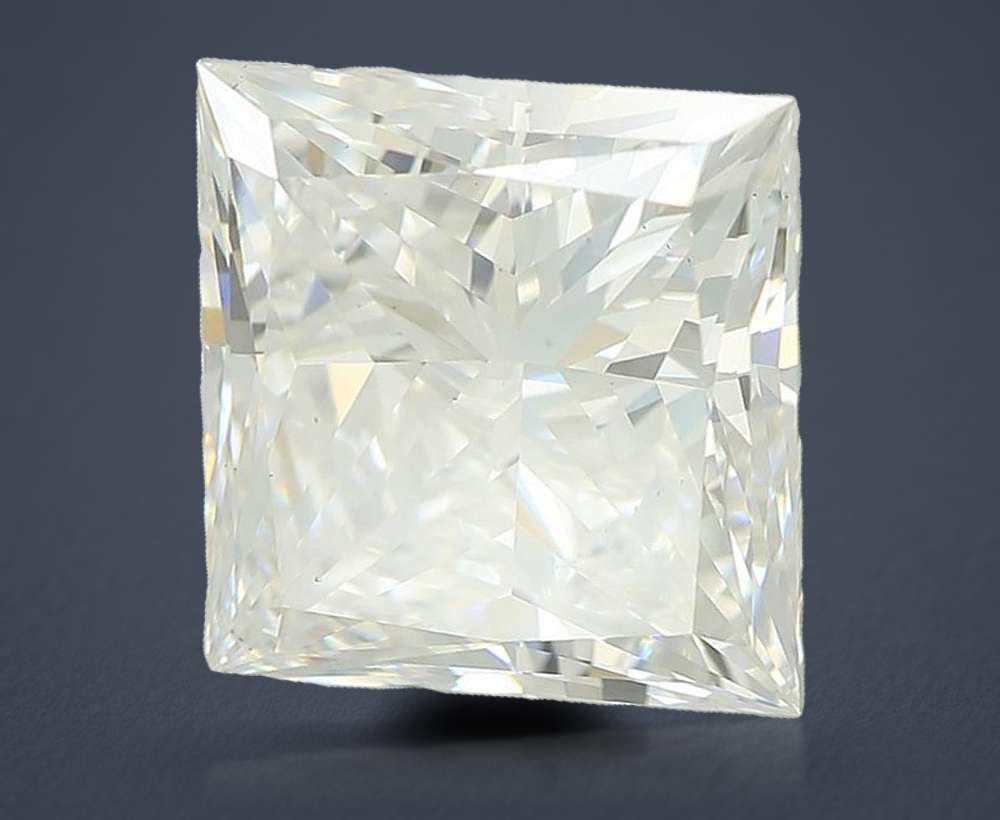 3.01ct E VS2 Very Good Cut Princess Lab Grown Diamond
