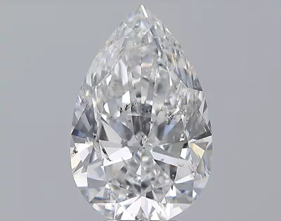 4.02ct D SI2 Rare Carat Ideal Cut Pear Diamond