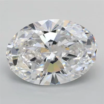 3.52ct D VS1 Rare Carat Ideal Cut Oval Lab Grown Diamond