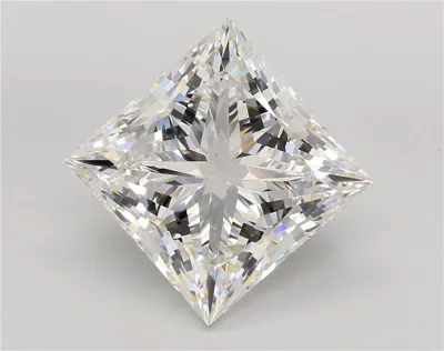 15.06ct F VS1 Rare Carat Ideal Cut Princess Lab Grown Diamond